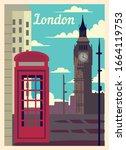 Retro Poster London City...