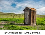 An old outhouse.