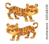 chinese tiger | Shutterstock .eps vector #420168130