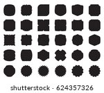collection set of button  label ... | Shutterstock .eps vector #624357326