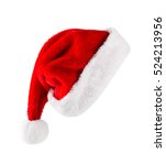 Santa claus helper hat isolated ...