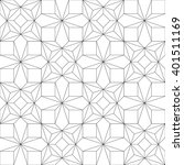 monochrome geometric seamless... | Shutterstock .eps vector #401511169