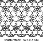 black and white ethnic  arabic  ... | Shutterstock .eps vector #526515433