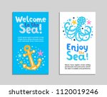 cutout marine style kids design ... | Shutterstock .eps vector #1120019246