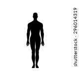 illustration man silhouette... | Shutterstock .eps vector #296014319