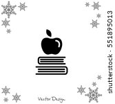 Web Icon. Apple On Books ...