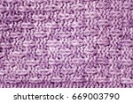 Purple Color Knitted Pattern....