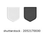 Blank Black And White Shield...