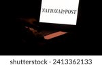 Small photo of Dhaka, Bangladesh - 16 January 2024: National Post logo on smartphone. The National Post is a Canadian English-language broadsheet newspaper.