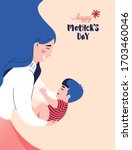 happy mother s day greeting... | Shutterstock .eps vector #1703460046