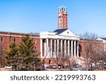 Small photo of Lynchburg, USA - January 7, 2021: Virginia Liberty University Arthur S. Demoss hall building of private Christian evangelical education institution