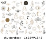 vector witch magic design... | Shutterstock .eps vector #1638991843