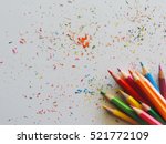 Colorful Of Color Pencils.      ...