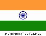 india flag | Shutterstock .eps vector #334622420