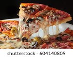 Macro Delicious Pizza With...