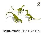 Small Dinosaur  In Isometric...