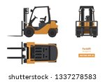 Forklift In Realistic Style....