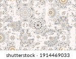 seamless vintage pattern with... | Shutterstock .eps vector #1914469033