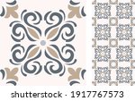 portuguese and spain decor.... | Shutterstock .eps vector #1917767573