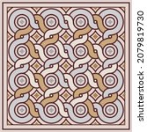 vintage arabesque carpet. ... | Shutterstock .eps vector #2079819730