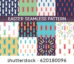 set of 12 seamless pattern... | Shutterstock .eps vector #620180096
