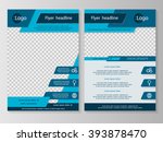 vector flyer template design.... | Shutterstock .eps vector #393878470