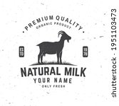 Fresh Natural Milk Badge  Logo. ...
