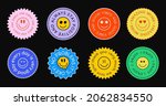 set of various stickers  pins... | Shutterstock .eps vector #2062834550