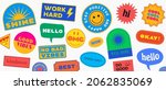 cool trendy patches vector... | Shutterstock .eps vector #2062835069