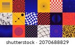 abstract geometric bauhaus... | Shutterstock .eps vector #2070688829