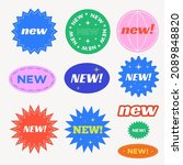 cool trendy new stickers... | Shutterstock .eps vector #2089848820