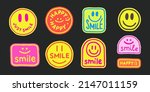 set of cool trendy hand drawn... | Shutterstock .eps vector #2147011159