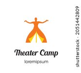 theater camp logo or symbol... | Shutterstock .eps vector #2051442809