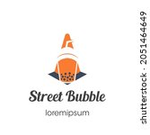 street bubble logo or symbol... | Shutterstock .eps vector #2051464649