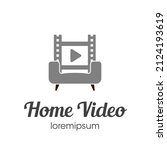 home video logo symbol or icon... | Shutterstock .eps vector #2124193619