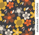 vintage colors geometric floral ... | Shutterstock .eps vector #1154569066