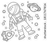 coloring page outline of a... | Shutterstock .eps vector #1811767816