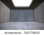 Empty Concrete Room With...