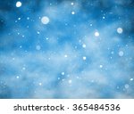 snow falling winter background | Shutterstock . vector #365484536