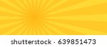 vintage pop art yellow... | Shutterstock .eps vector #639851473