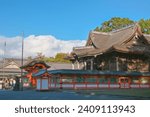 Small photo of Kurume, Fukuoka, Japan - November 11, 2023 : Kora Taisha Kora is a Shinto shrine in Kurume, Fukuoka Prefecture, Japan. Is the oldest shrine in Chikugo Province, 312 metres above sea level.