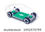 electric car chassis with high... | Shutterstock .eps vector #1952574799
