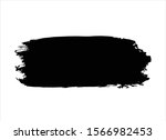 abstract black ink paint stroke ... | Shutterstock .eps vector #1566982453