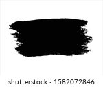 abstract black ink paint stroke ... | Shutterstock .eps vector #1582072846
