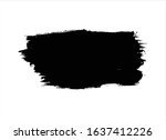 vector texture black ink paint... | Shutterstock .eps vector #1637412226