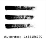 black ink paint stroke... | Shutterstock .eps vector #1653156370