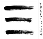 art black ink abstract brush... | Shutterstock .eps vector #1725890359