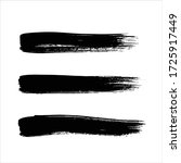 art black ink abstract brush... | Shutterstock .eps vector #1725917449