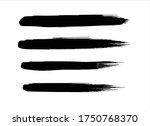black ink paint stroke... | Shutterstock .eps vector #1750768370