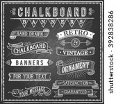 Vintage Chalkboard Banners  ...